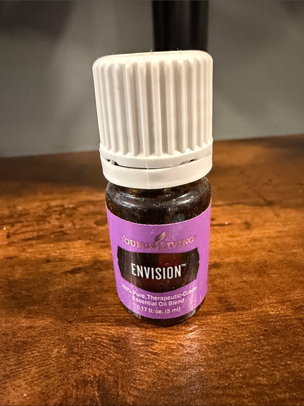 Young Living Envision Serum Bottle - Purple and White